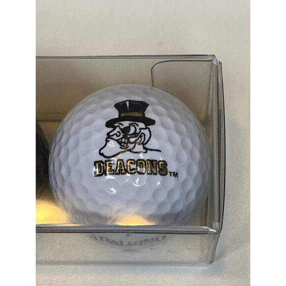 Enjoy Life Spalding Special Occasion Golf Balls Wake Forest Deacon Logo Collegia - Picture 7 of 8
